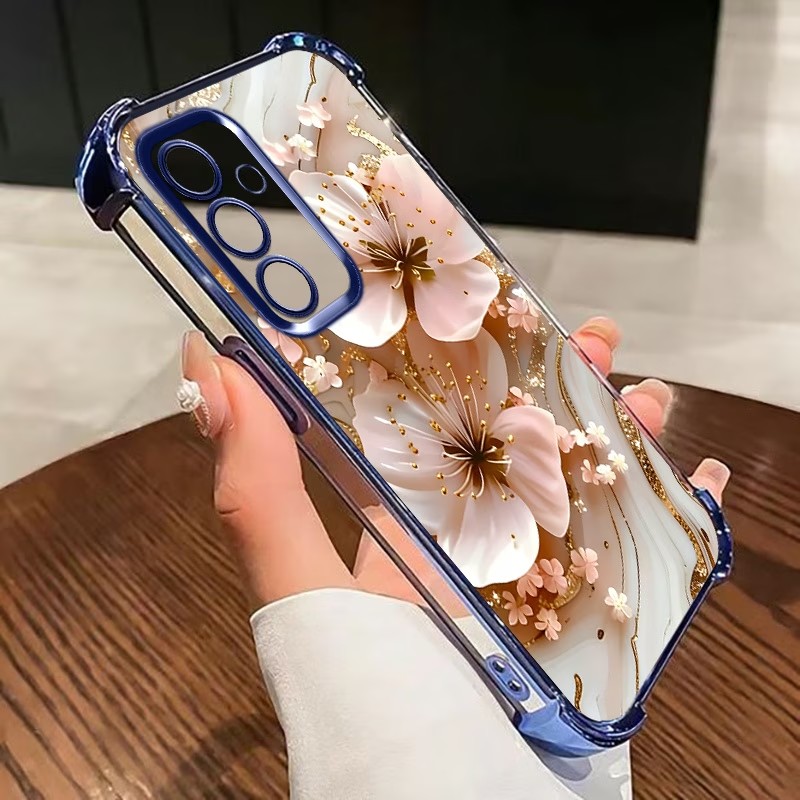 Electroplated Flower Clear Pho - Samsung Galaxy S25 ulasan dan harga
