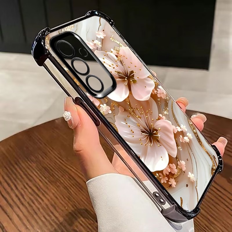 Electroplated Flower Clear Pho - Samsung Galaxy S25 ulasan dan harga