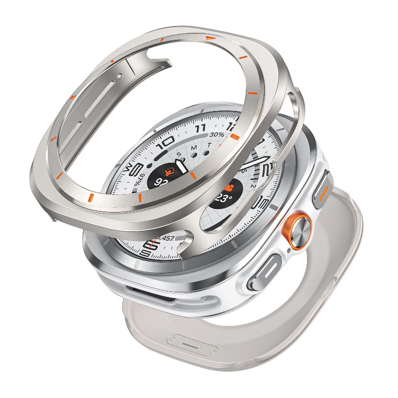 Metal Protective Bumper Case F - Samsung Smartwatch Ultra Accessories ulasan dan harga