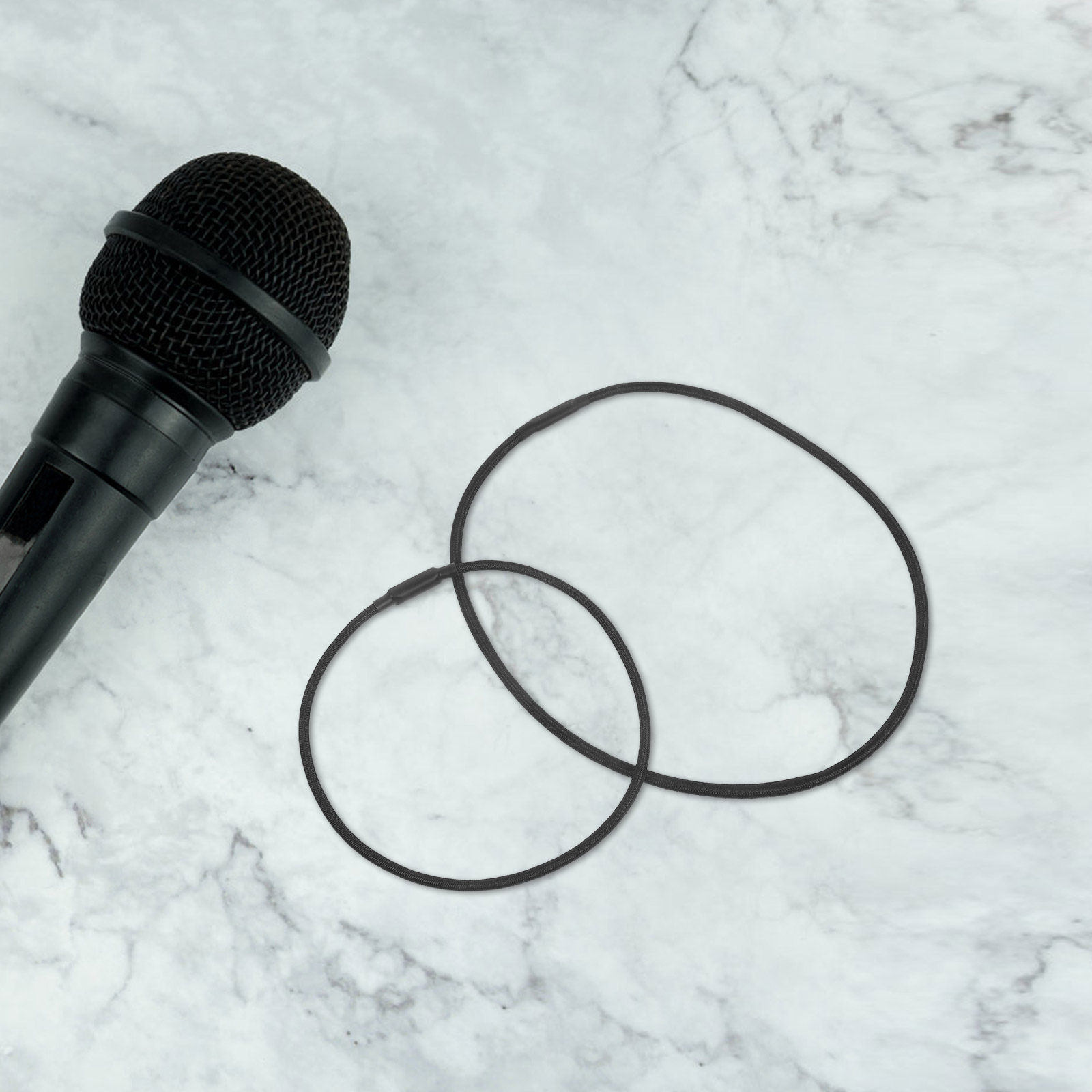 12Pcs Black Microphone Shock M - Silicone Band Replacement ulasan dan harga