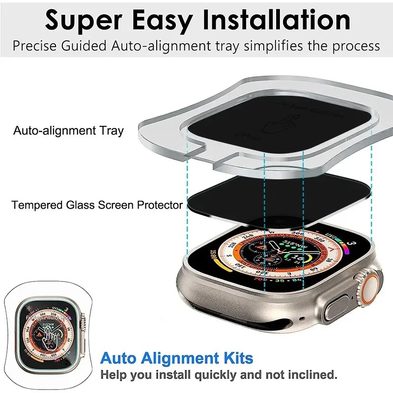 Tempered Glass for Apple Watch - Watch Case Bumper ulasan dan harga