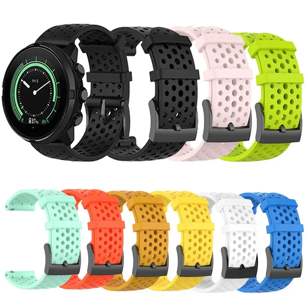 24mm Silicone Band For SUUNTO  - Fossil Smartwatch Accessories ulasan dan harga