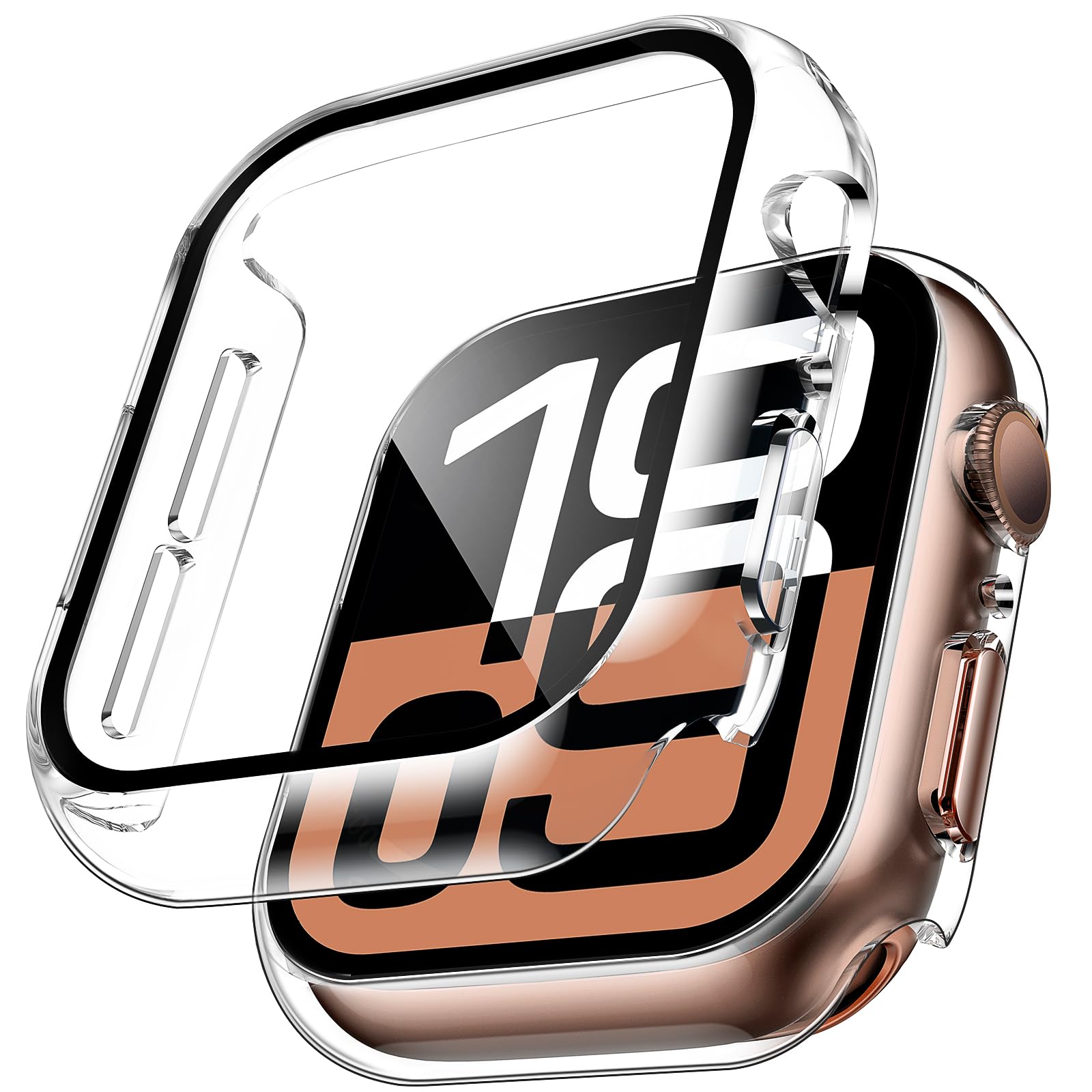 2pcs Tempered Glass Case For A - Watch Case Bumper ulasan dan harga