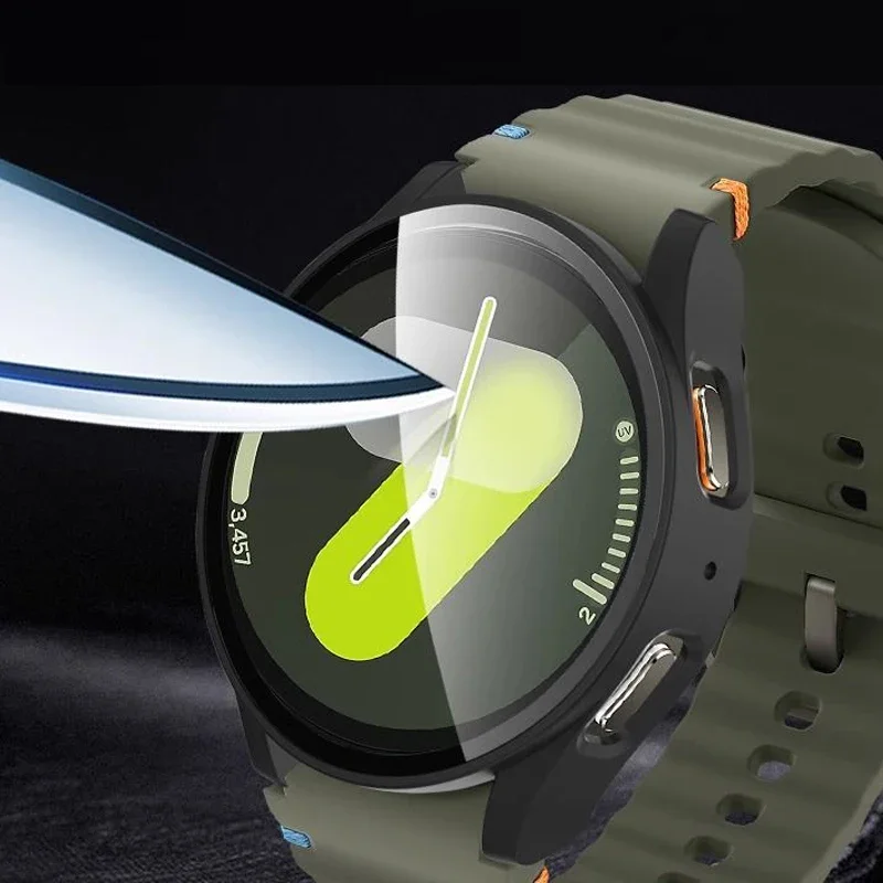 Tempered Glass+Case for Samsun - Samsung Smartwatch Accessories ulasan dan harga