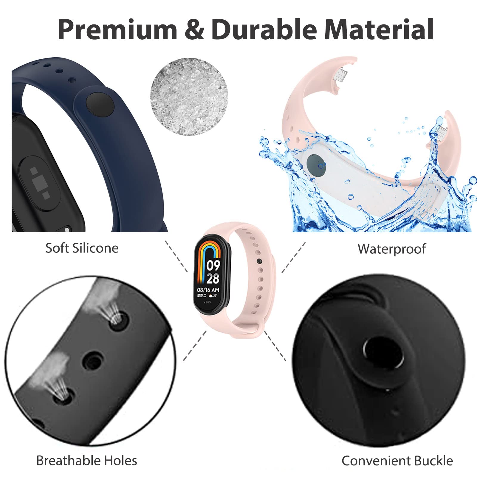 Bracelet for Mi band 8 Strap S - Sport Loop Strap ulasan dan harga