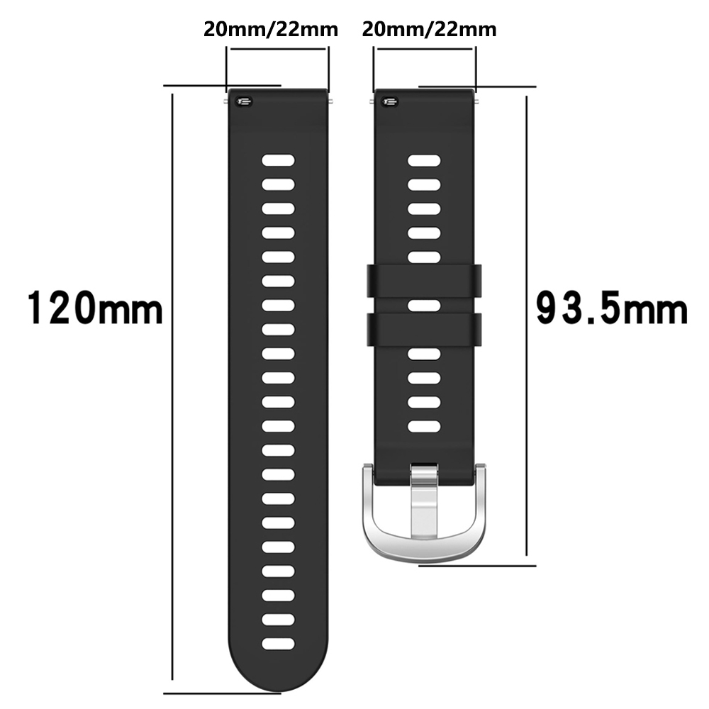 22mm Sport Silicone Strap For  - Xiaomi Smartwatch S3 Accessories ulasan dan harga