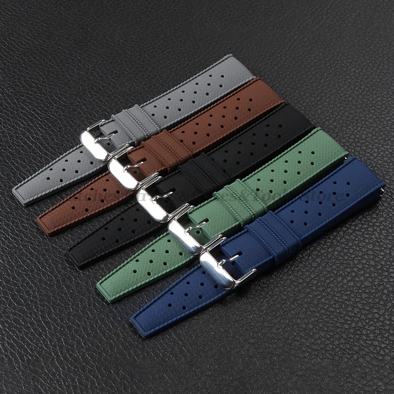 Tropic Silicone Watch Strap 18 - Fossil Smartwatch Accessories ulasan dan harga