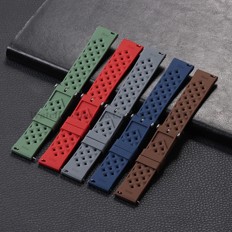 Tropic Silicone Watch Strap 18 - Fossil Smartwatch Accessories ulasan dan harga