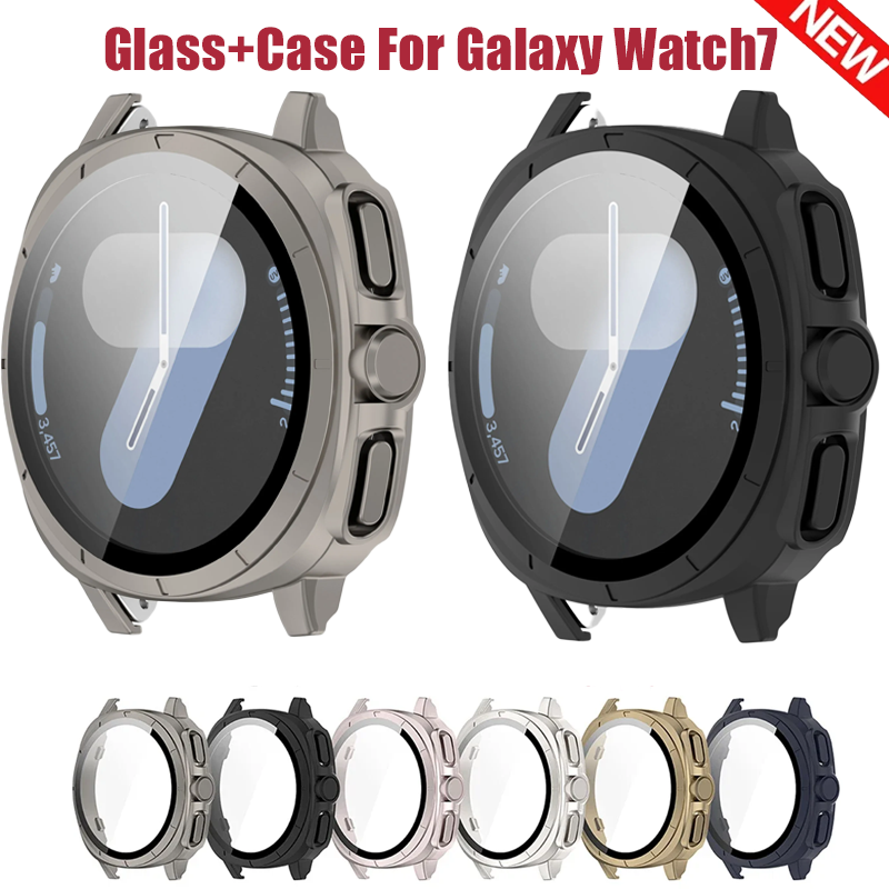 Glass+Case For Samsung Galaxy  - Samsung Smartwatch Accessories ulasan dan harga