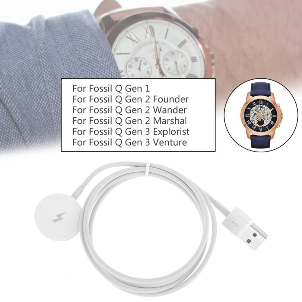 1m Charging Cable Stand Short  - Fossil Smartwatch Accessories ulasan dan harga