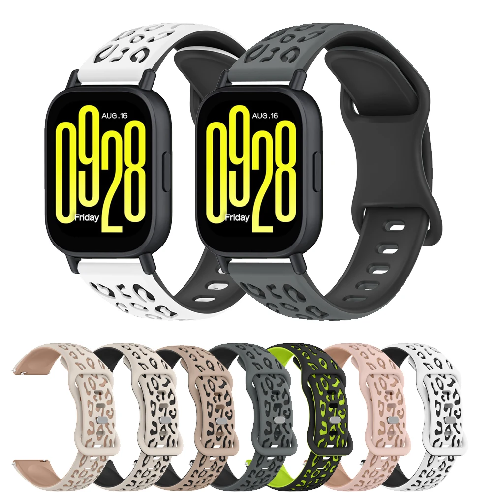 Silicone Leopard Strap For Xia - Xiaomi Smartwatch S3 Accessories ulasan dan harga