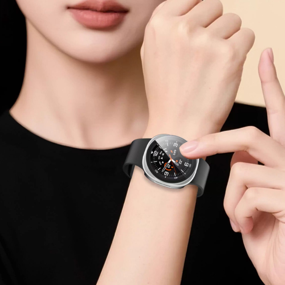Tempered Glass+Case for Samsun - Samsung Smartwatch Accessories ulasan dan harga