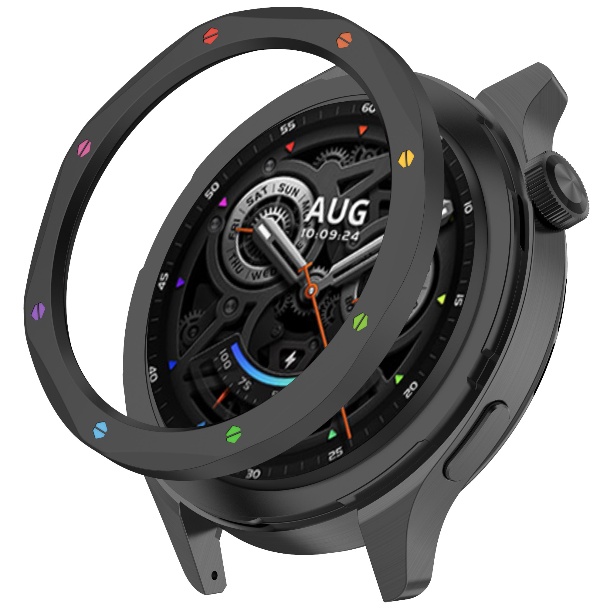 Metal Bezel Ring Case For Xiao - Xiaomi Smartwatch S4 Accessories ulasan dan harga
