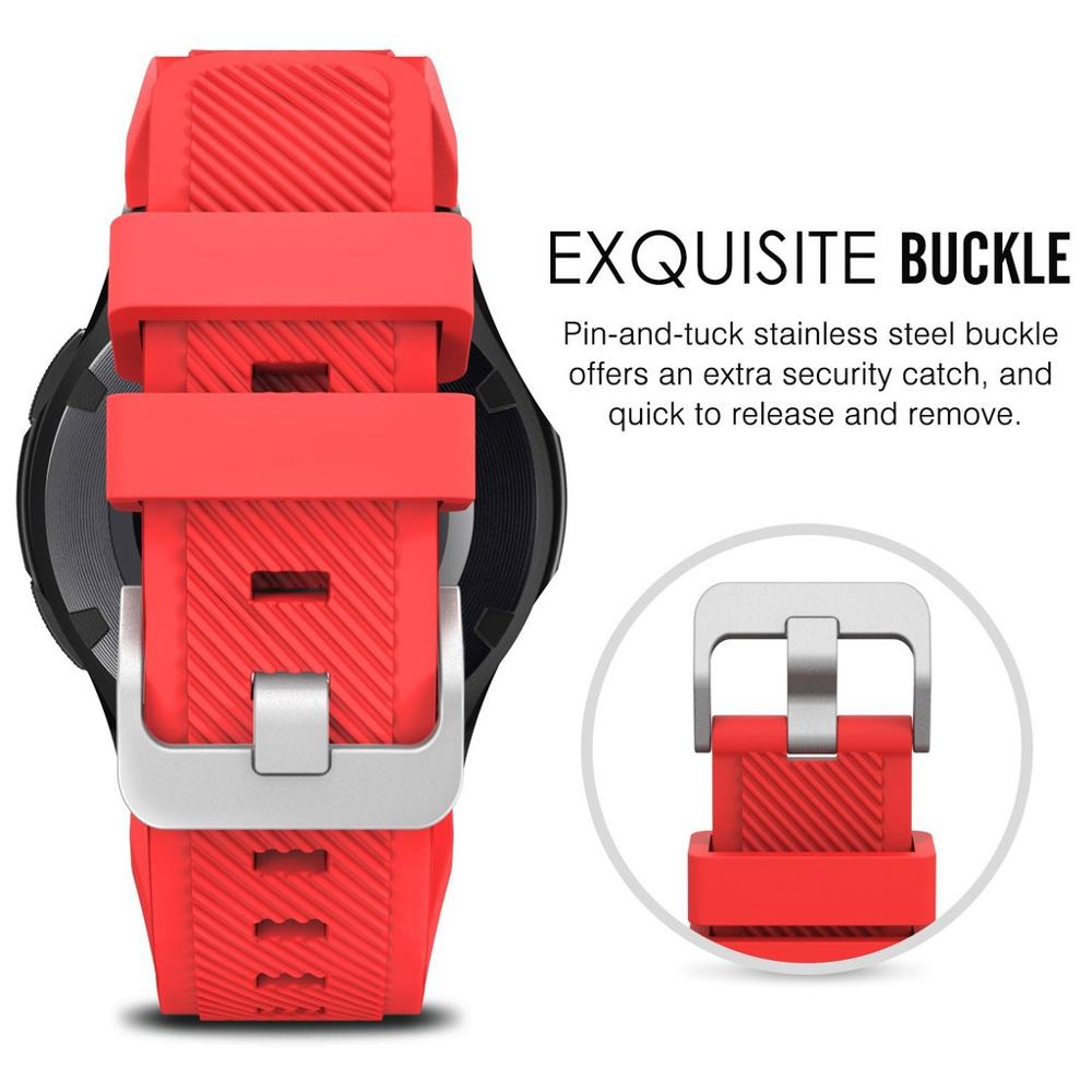 22mm Silicone Strap For Realme - Fossil Smartwatch Accessories ulasan dan harga
