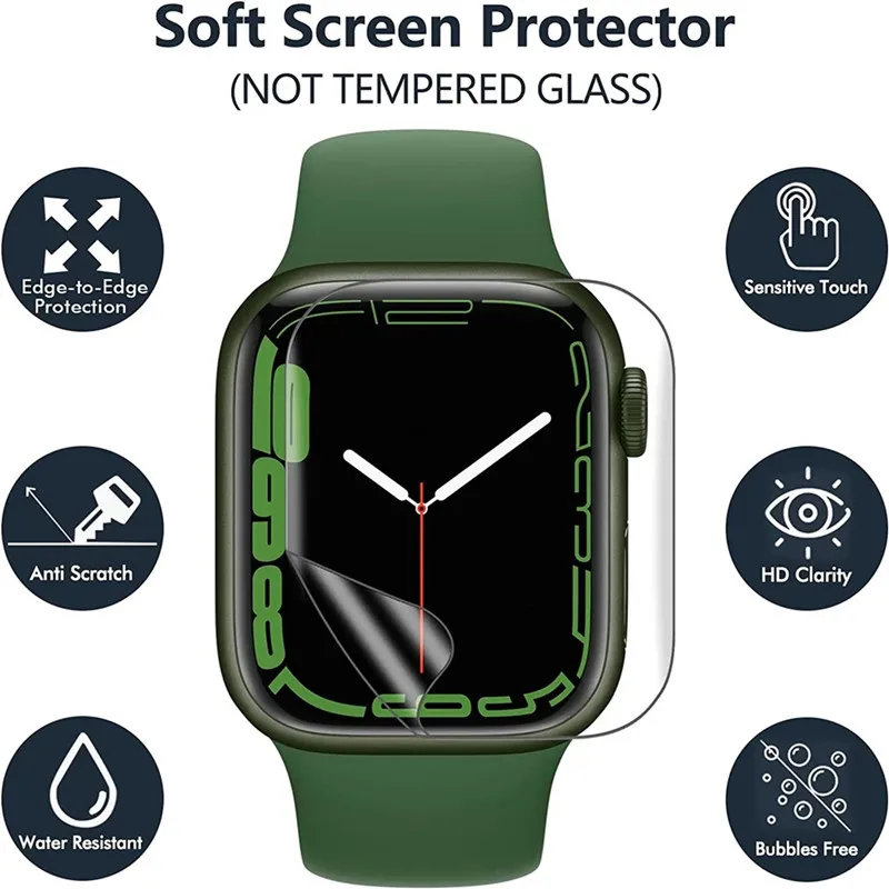 3PCS Hydrogel Film for Apple W - Watch Case Bumper ulasan dan harga