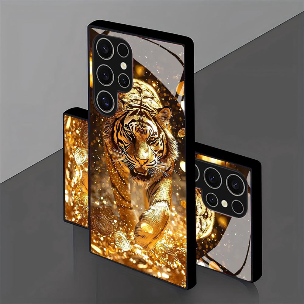 Tiger pattern glass Phone Case - Samsung Galaxy S25 ulasan dan harga