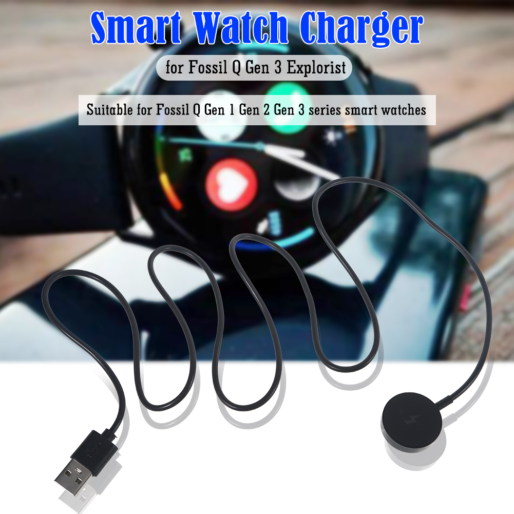 Watch Charger Cable USB Chargi - Fossil Smartwatch Accessories ulasan dan harga
